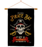 Pirate Bay - Pirate Coastal Vertical Impressions Decorative Flags HG137377 Made In USA