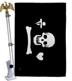 Pirate of Stede Bonnet - Pirate Coastal Impressions Decorative Flags HG141132 Made In USA