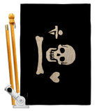 Pirate of Stede Bonnet - Pirate Coastal Impressions Decorative Flags HG141132 Made In USA