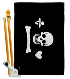 Pirate of Stede Bonnet - Pirate Coastal Impressions Decorative Flags HG141132 Made In USA