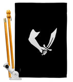 Pirate of Thomas Tew - Pirate Coastal Impressions Decorative Flags HG141133 Made In USA
