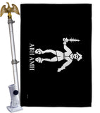 Bartholomew Roberts 2nd - Pirate Coastal Impressions Decorative Flags HG141191 Made In USA