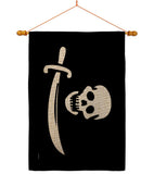 Early Bartholomew Roberts - Pirate Coastal Impressions Decorative Flags HG141193 Made In USA