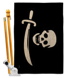 Early Bartholomew Roberts - Pirate Coastal Impressions Decorative Flags HG141193 Made In USA