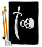 Early Bartholomew Roberts - Pirate Coastal Impressions Decorative Flags HG141193 Made In USA