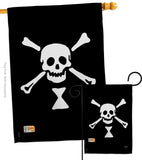 Emanuel Wynne - Pirate Coastal Vertical Impressions Decorative Flags HG107039 Made In USA