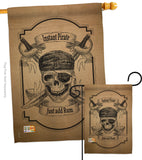 Instant Pirate - Pirate Coastal Vertical Impressions Decorative Flags HG107047 Made In USA