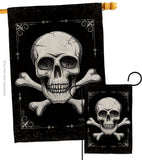 Skull - Pirate Coastal Vertical Impressions Decorative Flags HG107067 Made In USA