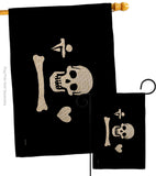 Pirate of Stede Bonnet - Pirate Coastal Impressions Decorative Flags HG141132 Made In USA