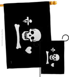 Pirate of Stede Bonnet - Pirate Coastal Impressions Decorative Flags HG141132 Made In USA