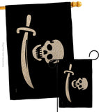 Early Bartholomew Roberts - Pirate Coastal Impressions Decorative Flags HG141193 Made In USA