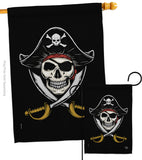 Pirates - Pirate Coastal Vertical Impressions Decorative Flags HG192305 Made In USA