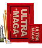 Red Ultra Maga - Patriotic Americana Horizontal Impressions Decorative Flags HG170275 Made In USA