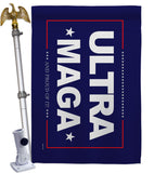 Blue Ultra Maga - Patriotic Americana Horizontal Impressions Decorative Flags HG170274 Made In USA