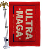 Red Ultra Maga - Patriotic Americana Horizontal Impressions Decorative Flags HG170275 Made In USA