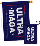 Blue Ultra Maga - Patriotic Americana Horizontal Impressions Decorative Flags HG170274 Made In USA