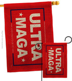 Red Ultra Maga - Patriotic Americana Horizontal Impressions Decorative Flags HG170275 Made In USA