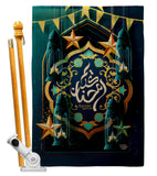 Peace On Ramazan - Faith & Religious Inspirational Vertical Impressions Decorative Flags HG190005 Made In USA