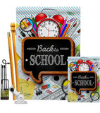 School Time - School & Education Special Occasion Vertical Impressions Decorative Flags HG115237 Made In USA