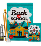 Ready for School - School & Education Special Occasion Vertical Impressions Decorative Flags HG137452 Made In USA