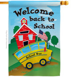 School Bus - School & Education Special Occasion Vertical Impressions Decorative Flags HG115090 Made In USA