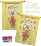 School Days - School & Education Special Occasion Vertical Impressions Decorative Flags HG115105 Made In USA