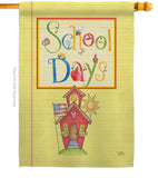 School Days - School & Education Special Occasion Vertical Impressions Decorative Flags HG115105 Made In USA