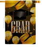 Grad Party - School & Education Special Occasion Vertical Impressions Decorative Flags HG192603 Made In USA