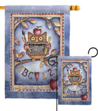 Owl Live Laugh Learn - School & Education Special Occasion Vertical Impressions Decorative Flags HG115107 Made In USA