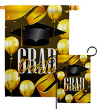 Grad Party - School & Education Special Occasion Vertical Impressions Decorative Flags HG192603 Made In USA