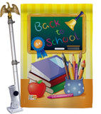 Back to School - School & Education Special Occasion Vertical Impressions Decorative Flags HG115074 Imported