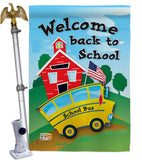 School Bus - School & Education Special Occasion Vertical Impressions Decorative Flags HG115090 Made In USA