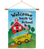 School Bus - School & Education Special Occasion Vertical Impressions Decorative Flags HG115090 Made In USA