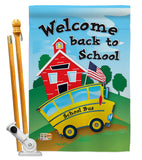 School Bus - School & Education Special Occasion Vertical Impressions Decorative Flags HG115090 Made In USA