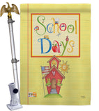 School Days - School & Education Special Occasion Vertical Impressions Decorative Flags HG115105 Made In USA