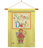 School Days - School & Education Special Occasion Vertical Impressions Decorative Flags HG115105 Made In USA