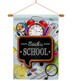 School Time - School & Education Special Occasion Vertical Impressions Decorative Flags HG115237 Made In USA