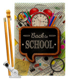 School Time - School & Education Special Occasion Vertical Impressions Decorative Flags HG115237 Made In USA