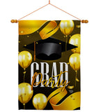 Grad Party - School & Education Special Occasion Vertical Impressions Decorative Flags HG192603 Made In USA