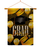 Grad Party - School & Education Special Occasion Vertical Impressions Decorative Flags HG192603 Made In USA