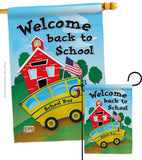 School Bus - School & Education Special Occasion Vertical Impressions Decorative Flags HG115090 Made In USA