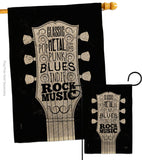 Rock Music - School & Education Special Occasion Vertical Impressions Decorative Flags HG115212 Made In USA