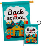 Ready for School - School & Education Special Occasion Vertical Impressions Decorative Flags HG137452 Made In USA
