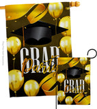 Grad Party - School & Education Special Occasion Vertical Impressions Decorative Flags HG192603 Made In USA