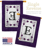 Classic E Initial - Simply Beauty Interests Vertical Impressions Decorative Flags HG130005 Made In USA