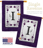 Classic I Initial - Simply Beauty Interests Vertical Impressions Decorative Flags HG130009 Made In USA