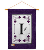 Classic I Initial - Simply Beauty Interests Vertical Impressions Decorative Flags HG130009 Made In USA