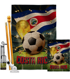 World Cup Costa Rica - Sports Interests Vertical Impressions Decorative Flags HG190119 Made In USA