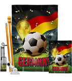 World Cup Germany - Sports Interests Vertical Impressions Decorative Flags HG190125 Made In USA