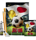 World Cup Japan - Sports Interests Vertical Impressions Decorative Flags HG190128 Made In USA